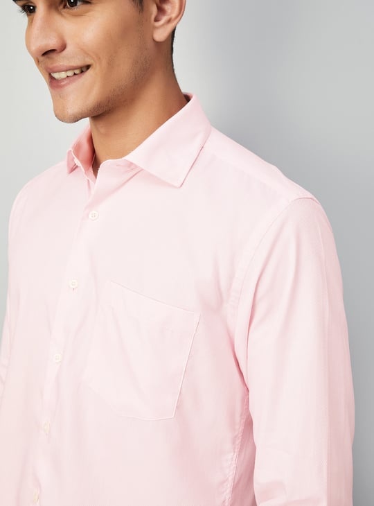 Arrow Men Pink Casual Shirt