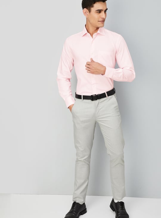 Arrow Men Pink Casual Shirt