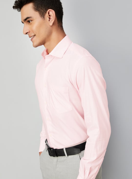 Arrow Men Pink Casual Shirt