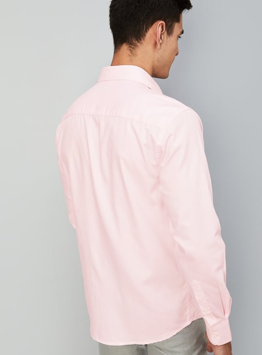 Arrow Men Pink Casual Shirt