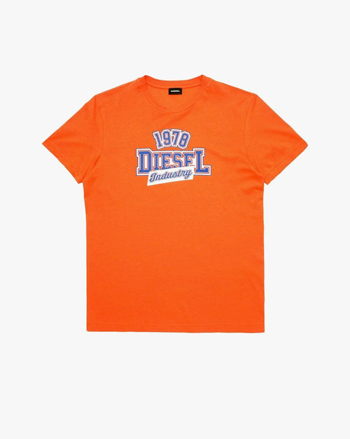 Diesel  T-Diegos Logo Print Slim Fit Crew-Neck T-shirt