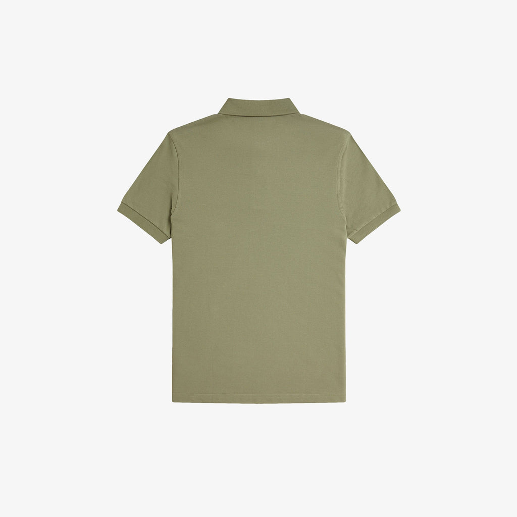 Fred Perry Men Light Green Plain Logo Polo T-shirt