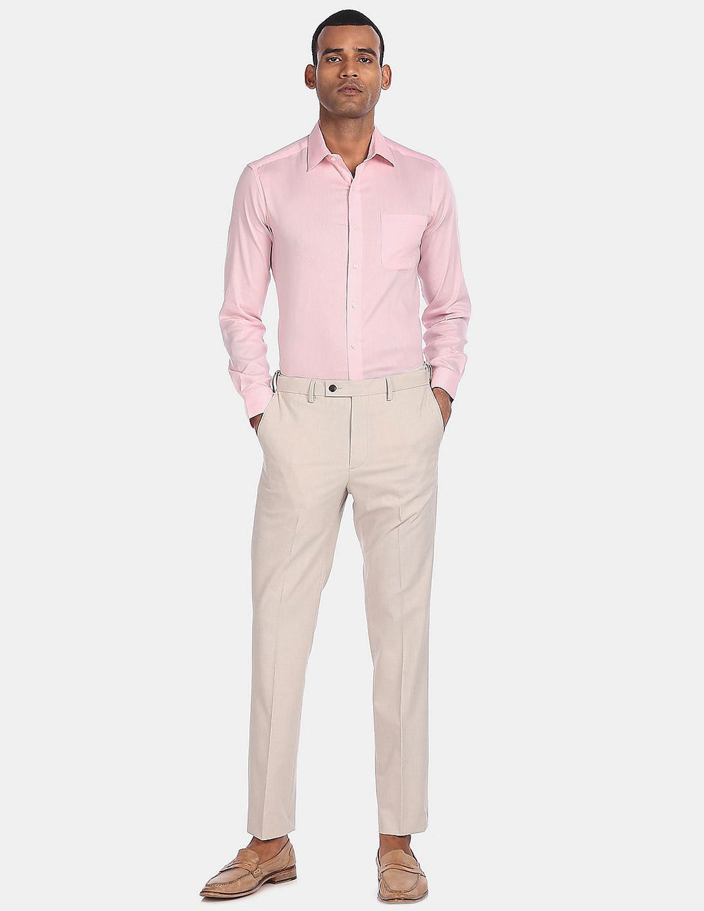 Arrow Slim Fit Patterned Formal Shirt