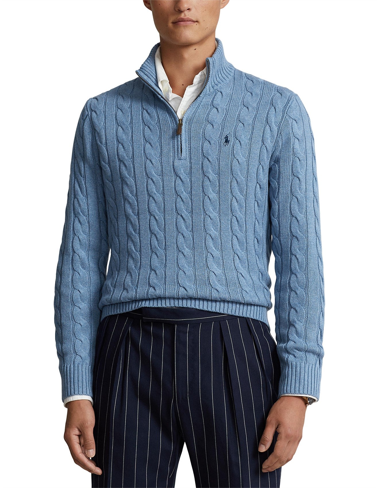 Polo Ralph Lauren Cable-Knit Cotton Sweater