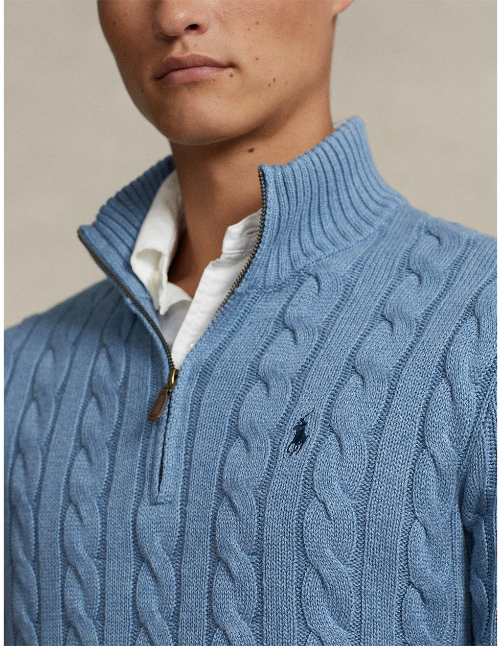 Polo Ralph Lauren Cable-Knit Cotton Sweater