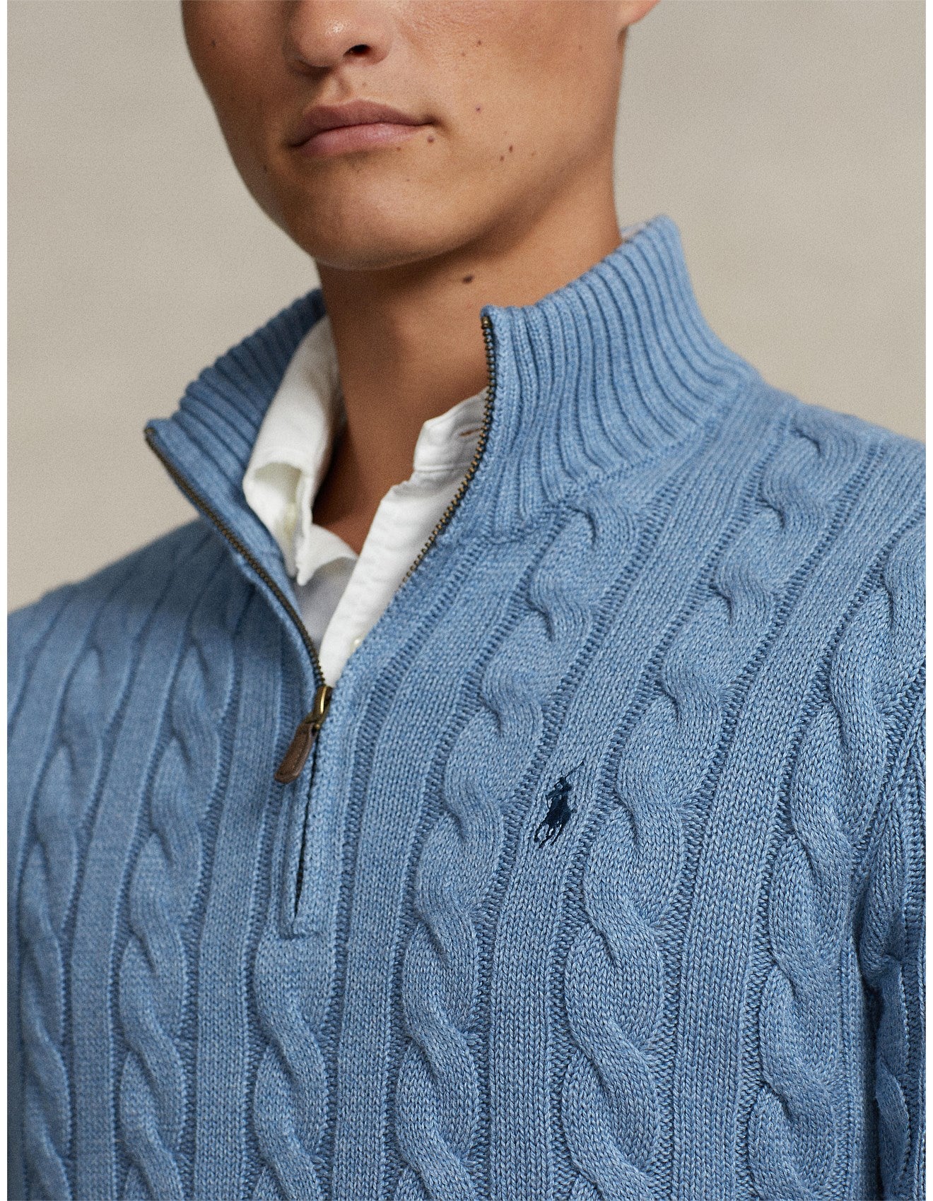 Polo Ralph Lauren Cable-Knit Cotton Sweater