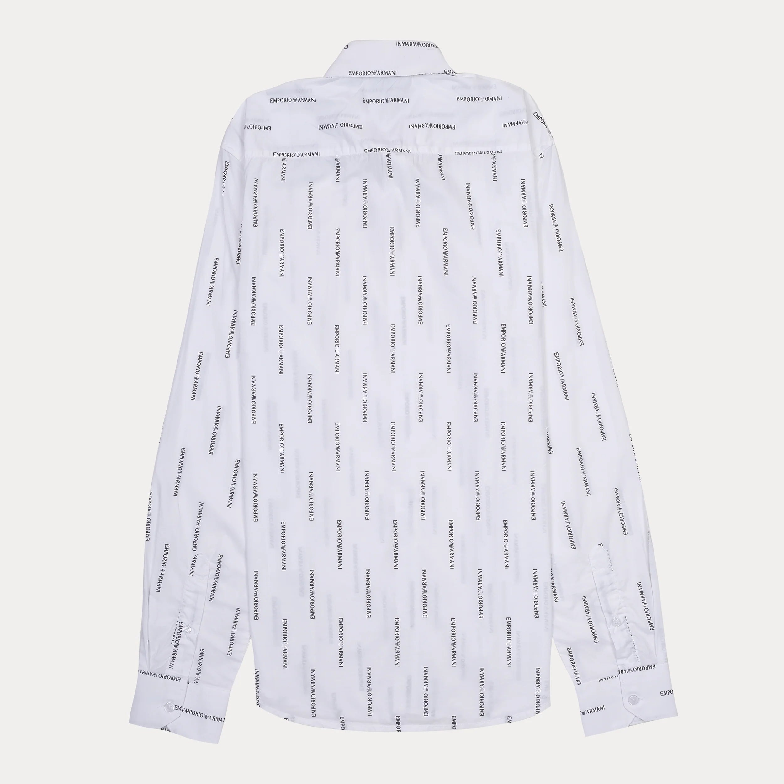 Emporio Armani Logo Print Long Sleeve Shirt