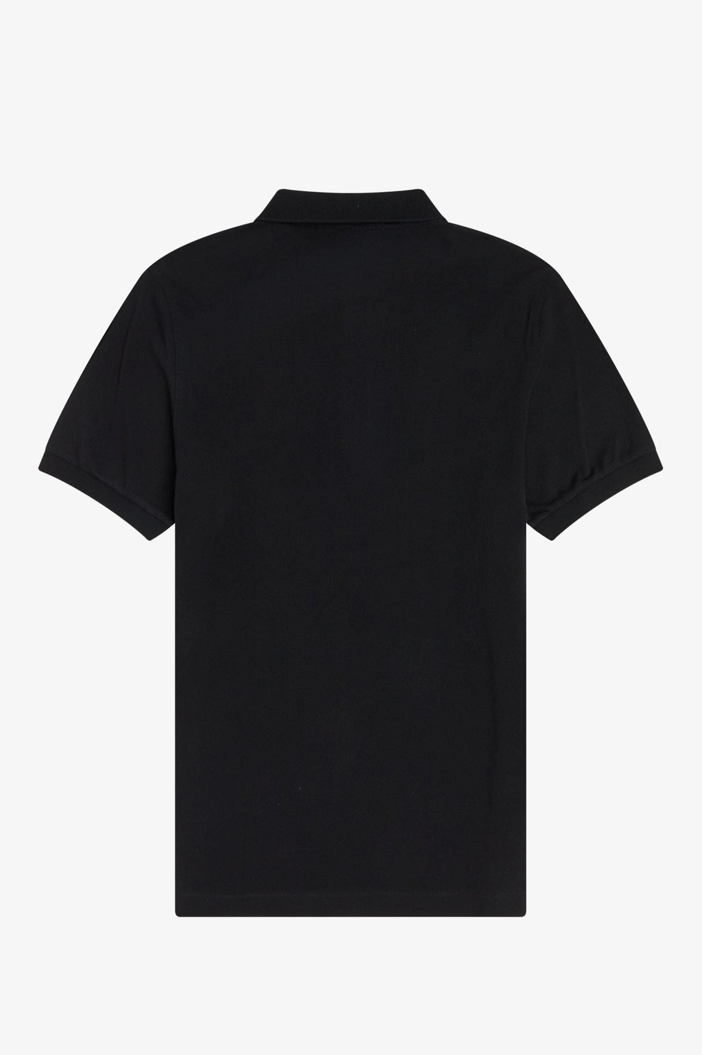 Fred Perry Men Black Plain Logo Polo T-shirt