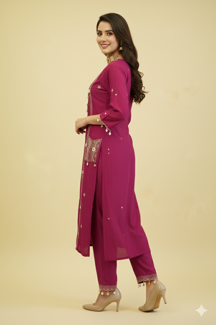 PAKISTANI SILK DESIGNER SUIT