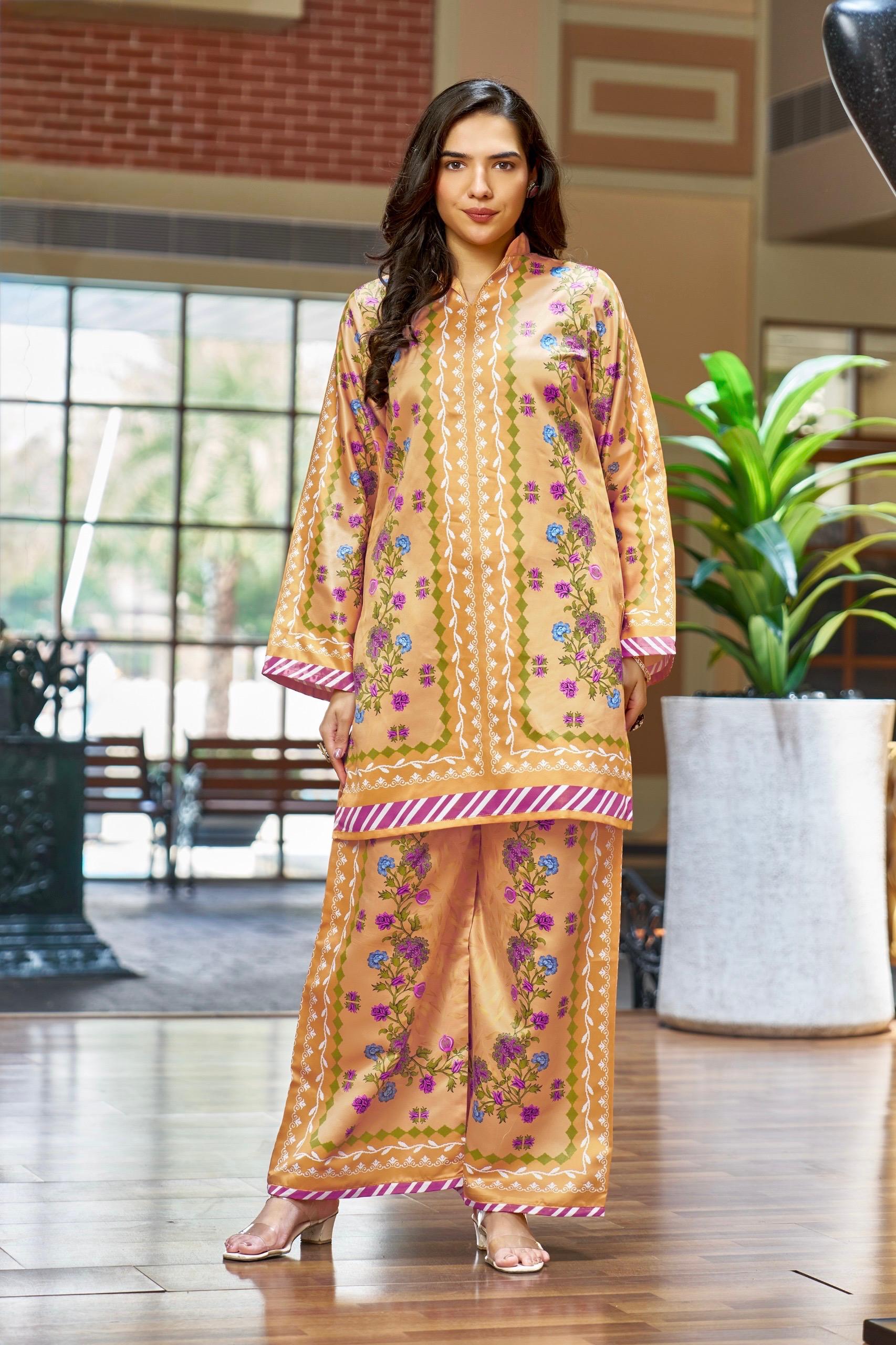 Stylish  Co-ord Set With  Semi-Formal Look With A Modern Ethnic Touch