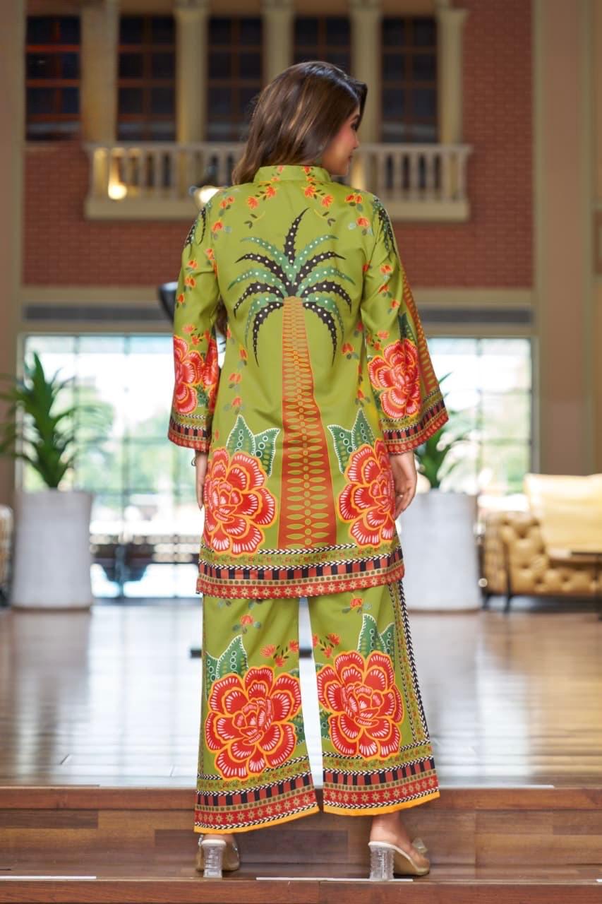 Stylish  Co-ord Set With  Semi-Formal Look With A Modern Ethnic Touch