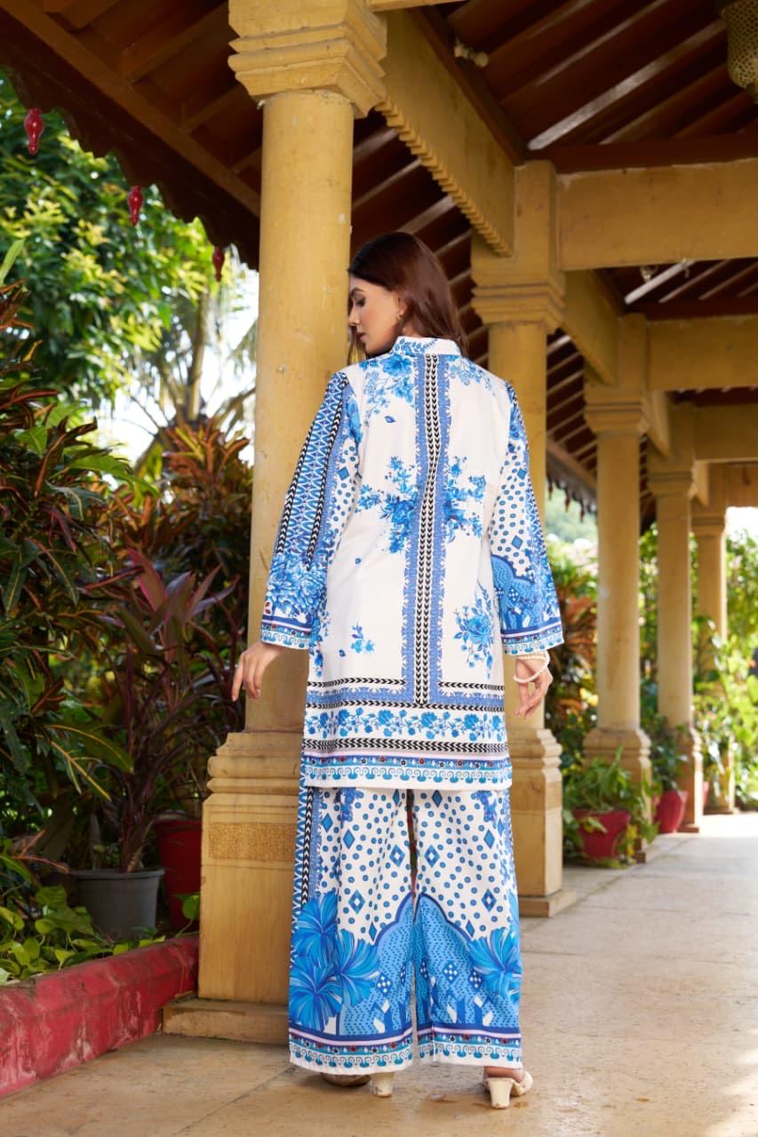 Stylish  Co-ord Set With  Semi-Formal Look With A Modern Ethnic Touch