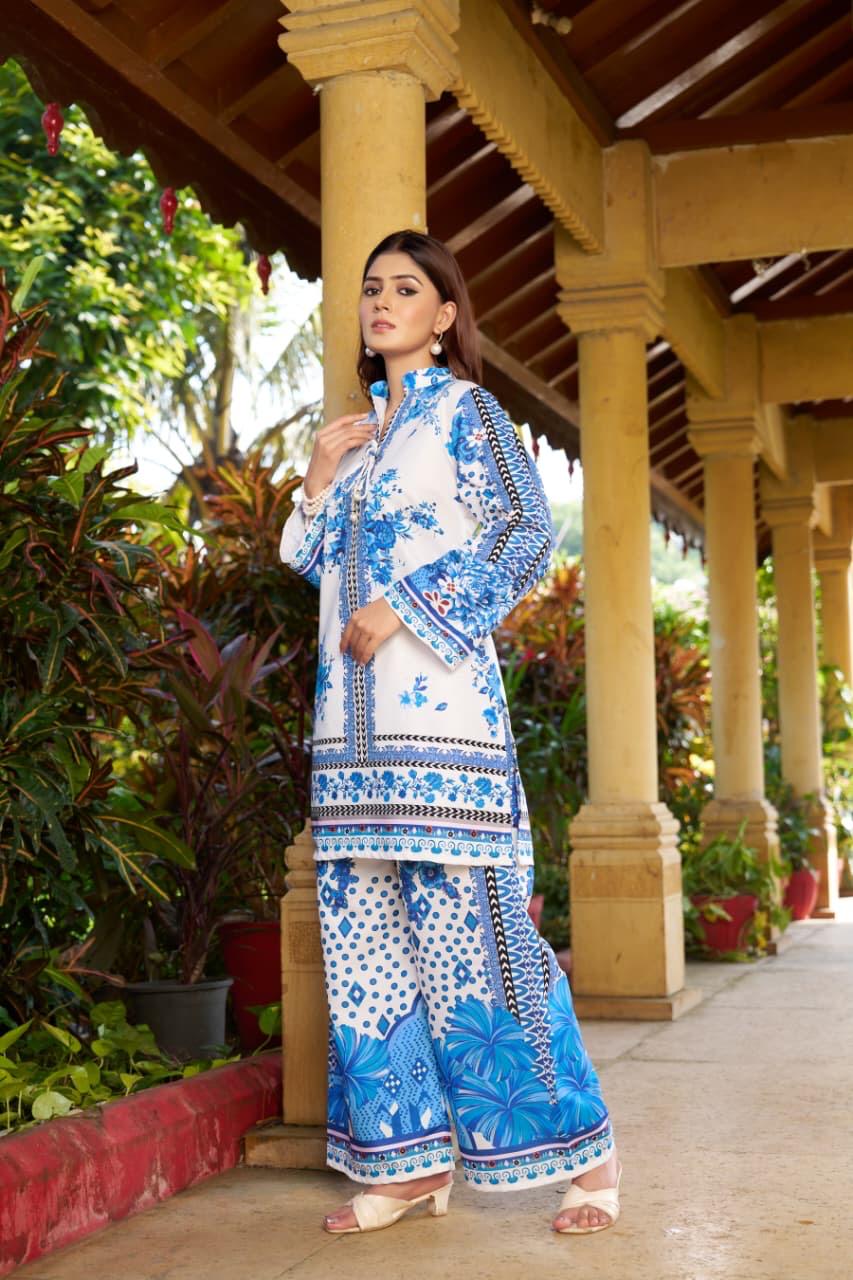 Stylish  Co-ord Set With  Semi-Formal Look With A Modern Ethnic Touch