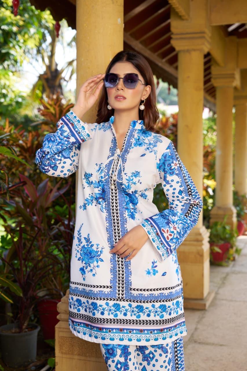 Stylish  Co-ord Set With  Semi-Formal Look With A Modern Ethnic Touch