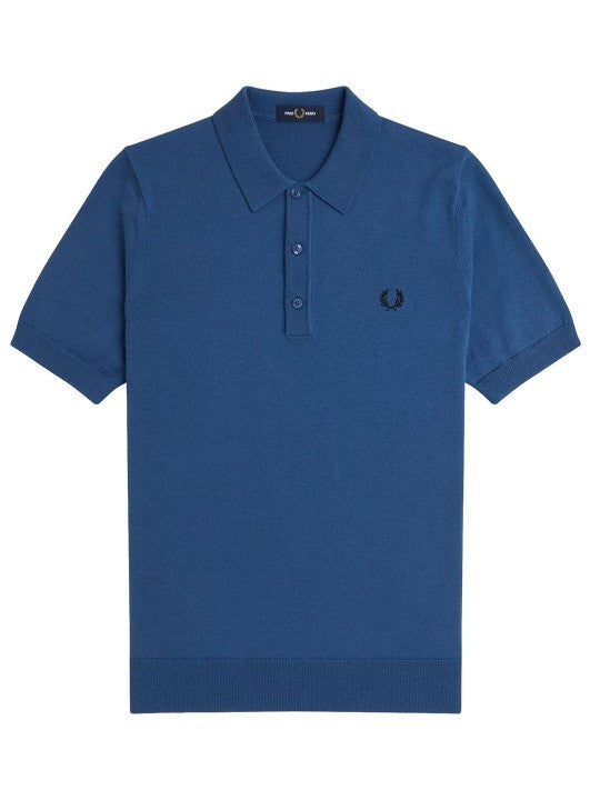 Fred Perry Men Solid Polo Collar Cotton T-shirt