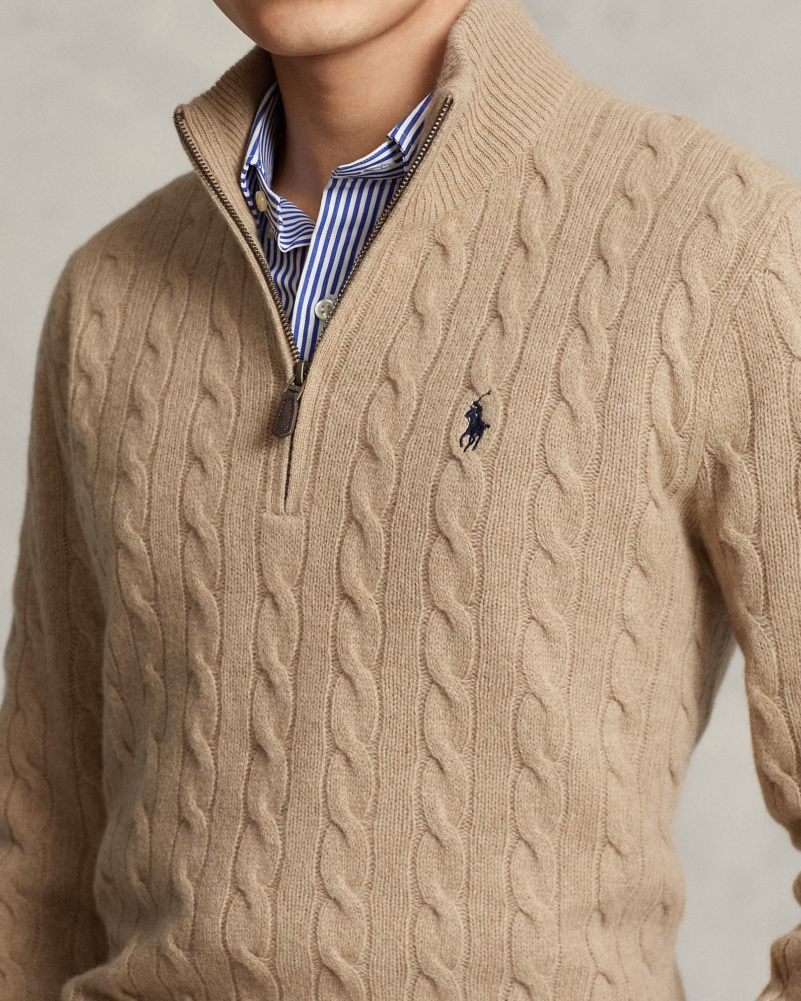 Polo Ralph Lauren Cable-Knit Wool-Cashmere Jumper